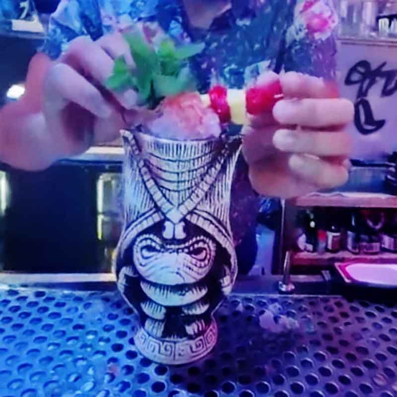 Beauty shot of a drink named "Sweet 16", created by Phil Fuentes, Yacht Life Vodka's Bartender of the Month